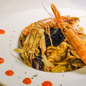 Tagliolini ai frutti di mare - cucina di pesce Piazzetta Petrone Vieste